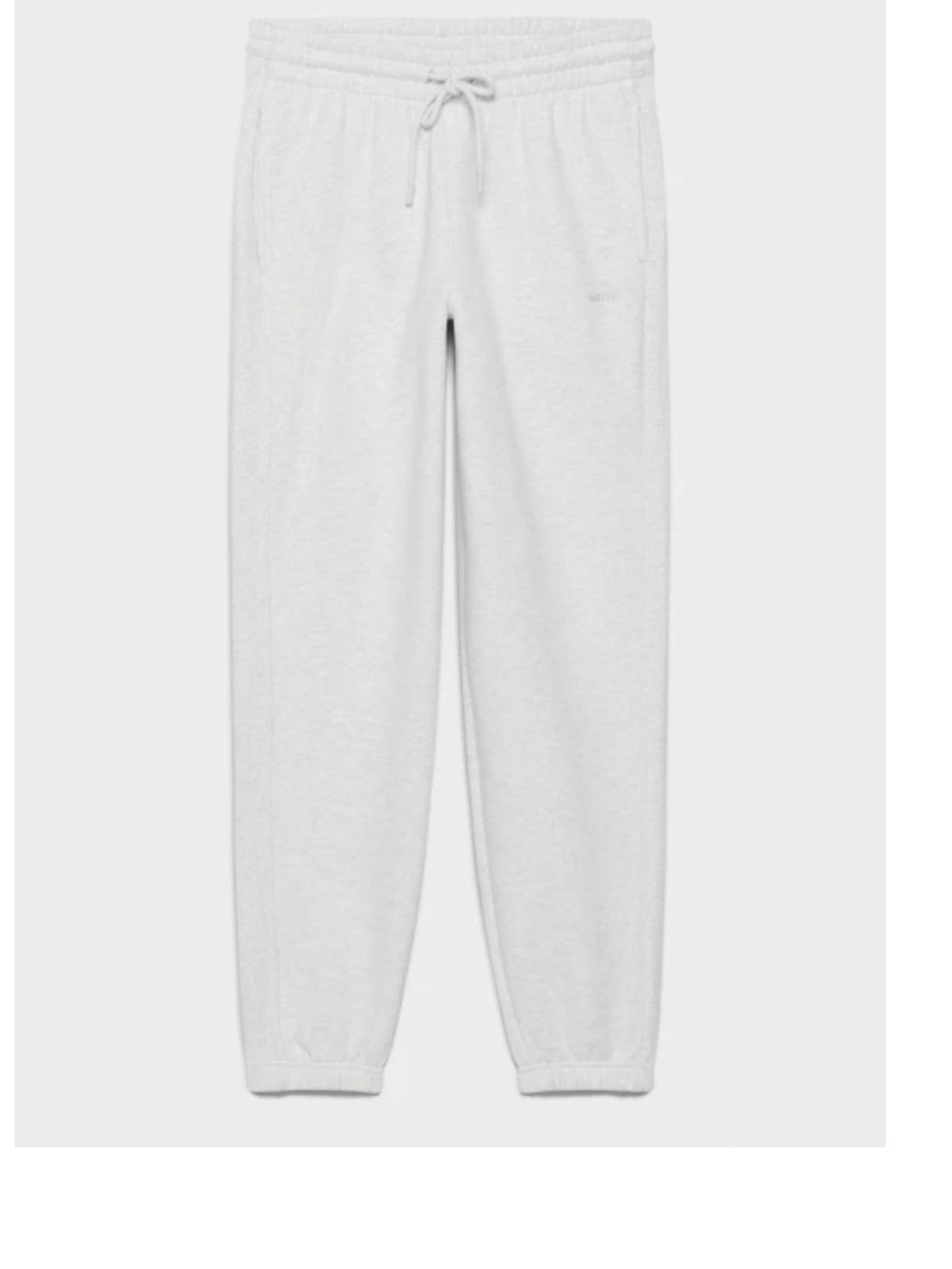 COZY FLEECE BOYFRIEND SWEATPANT
Color: HEATHER CLOUD WHITE